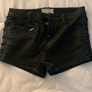 Free People Black Rocker Shorts Size 28 NWOT